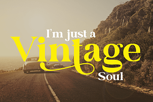 Vintage Modern Font