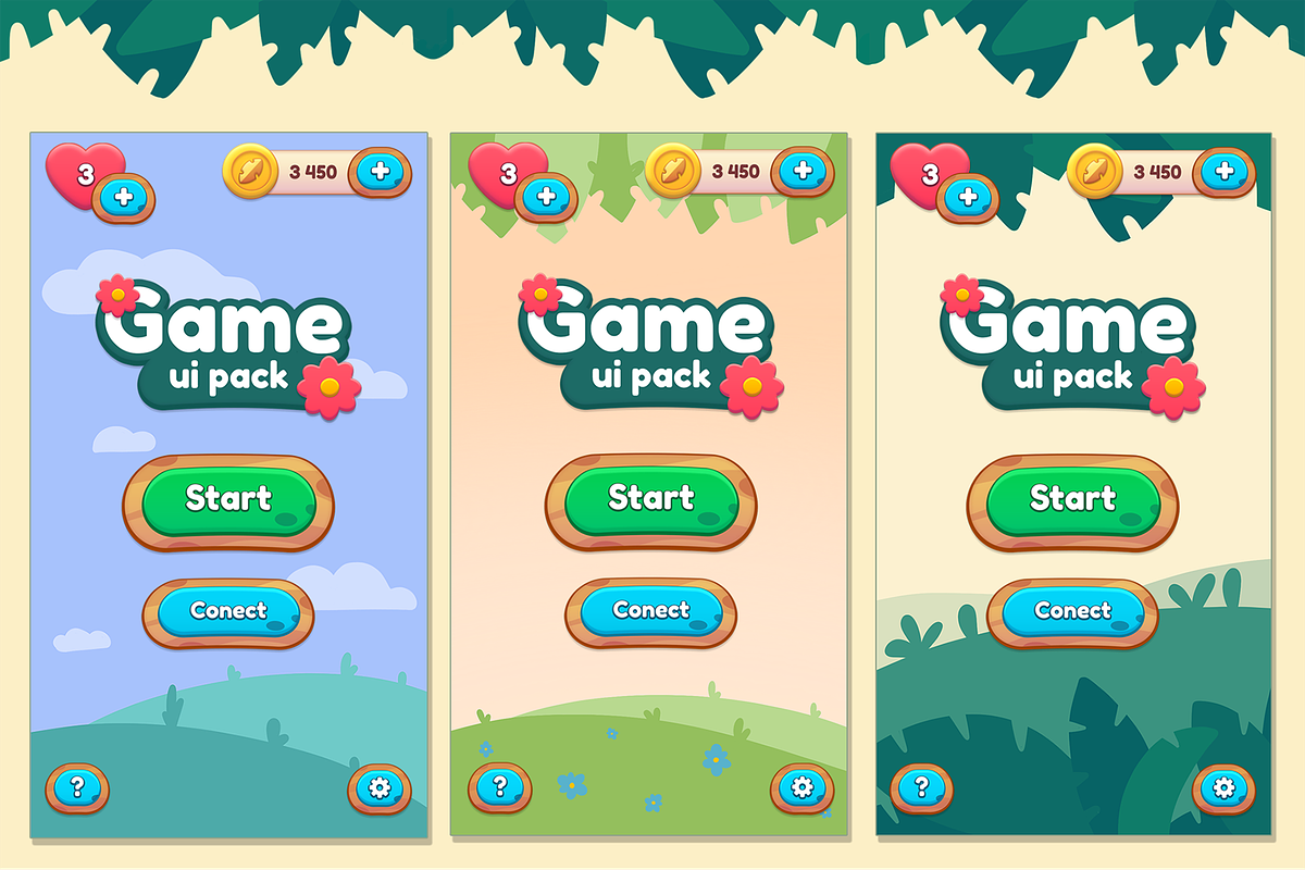 Tropical GUI Pack, an Object Graphic by KartInnka (Photo 11 of 15)
