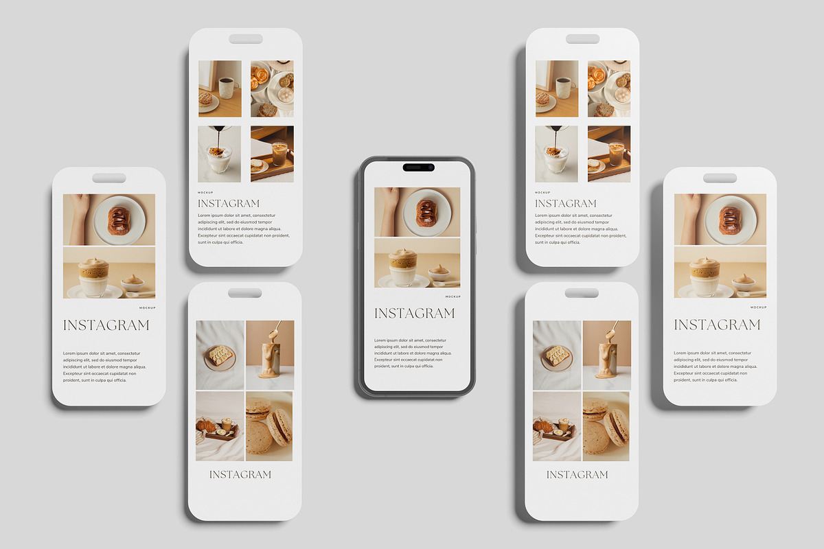 Instagram Post Mockup, a Print Template by safrizalstudio (Photo 3 of 4)