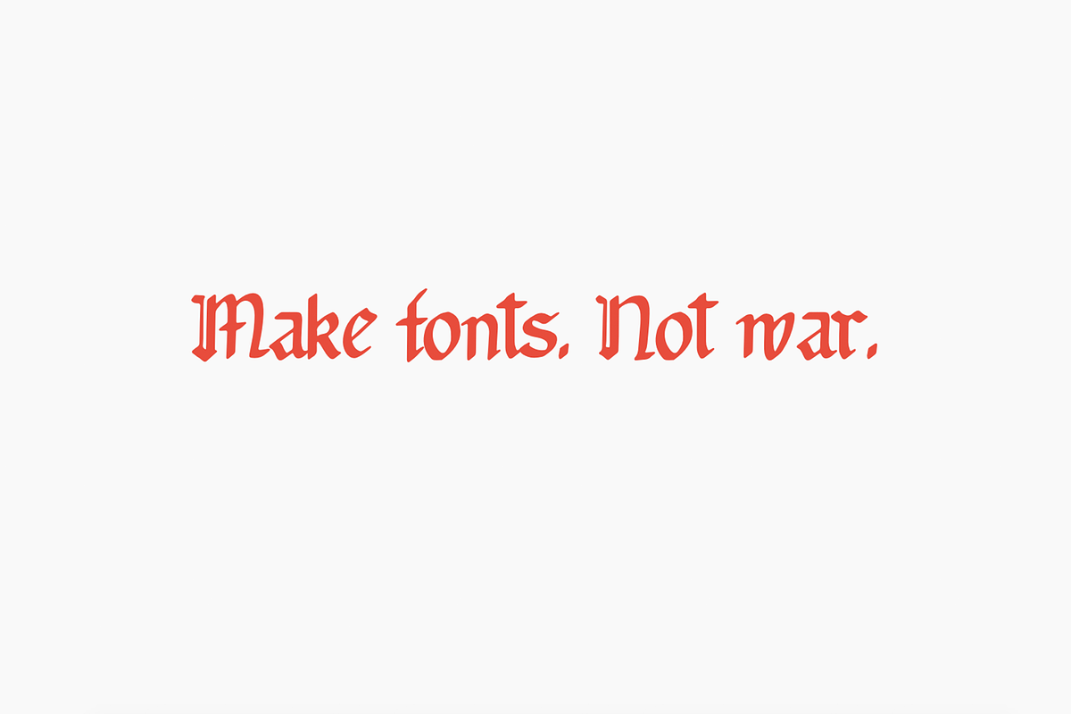 Monmouth Font - Handdrawn preview 5