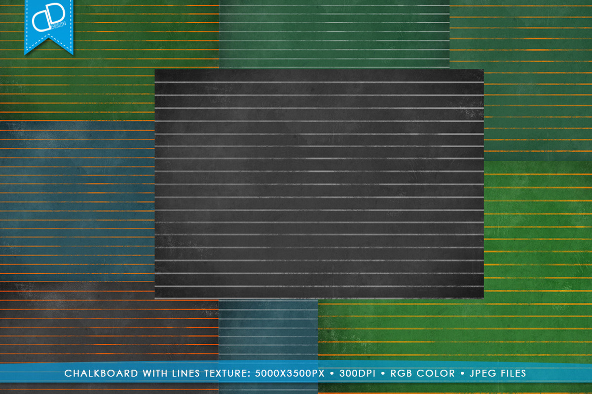 Chalkboard with lines, a Texture Graphic by cDDesign (Photo 3 of 3)