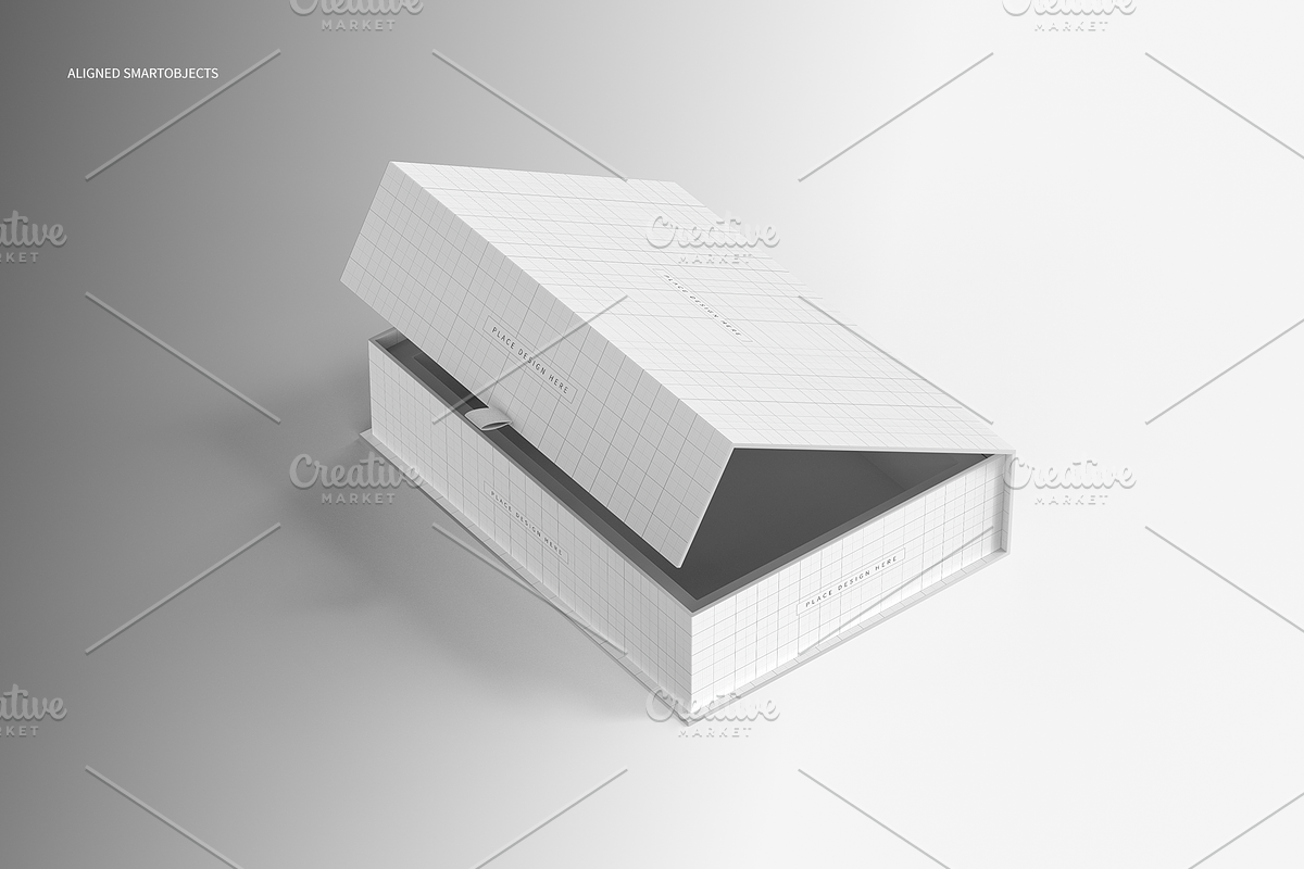 Magnetic Gift Packaging Box Mockups, a Packaging Mockup by shaikerintu (Photo 2 of 17)