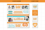 Y2k Etsy Shop Kit Template, a Branding & Logo Template by Anna Design Studio (Thumbnail 3 of 8)