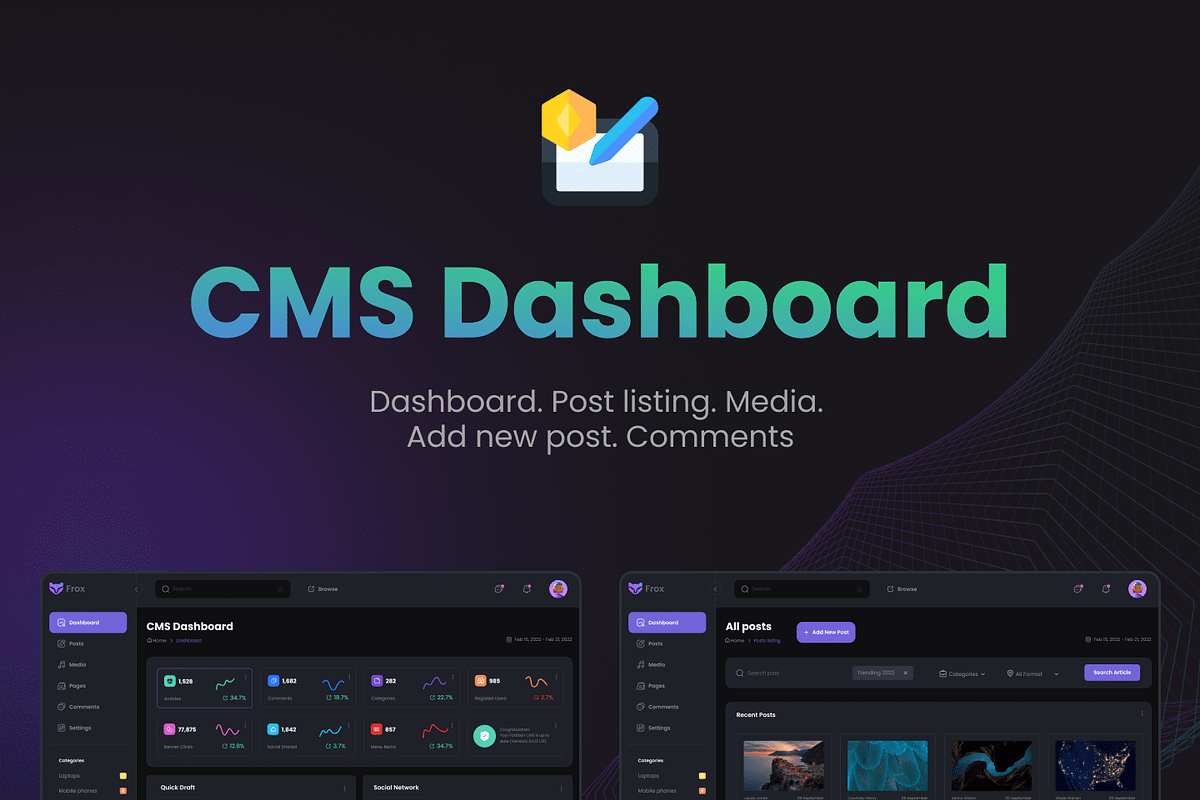 Frox - TailwindCSS Dashboard, a HTML Template by AliThemes (Photo 8 of 19)