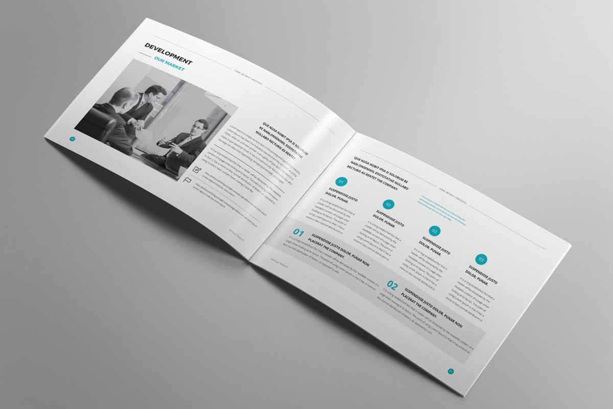 Annual Report Landscape A4 & A5, a Brochure Template by Pro-Gh (Photo 12 of 13)