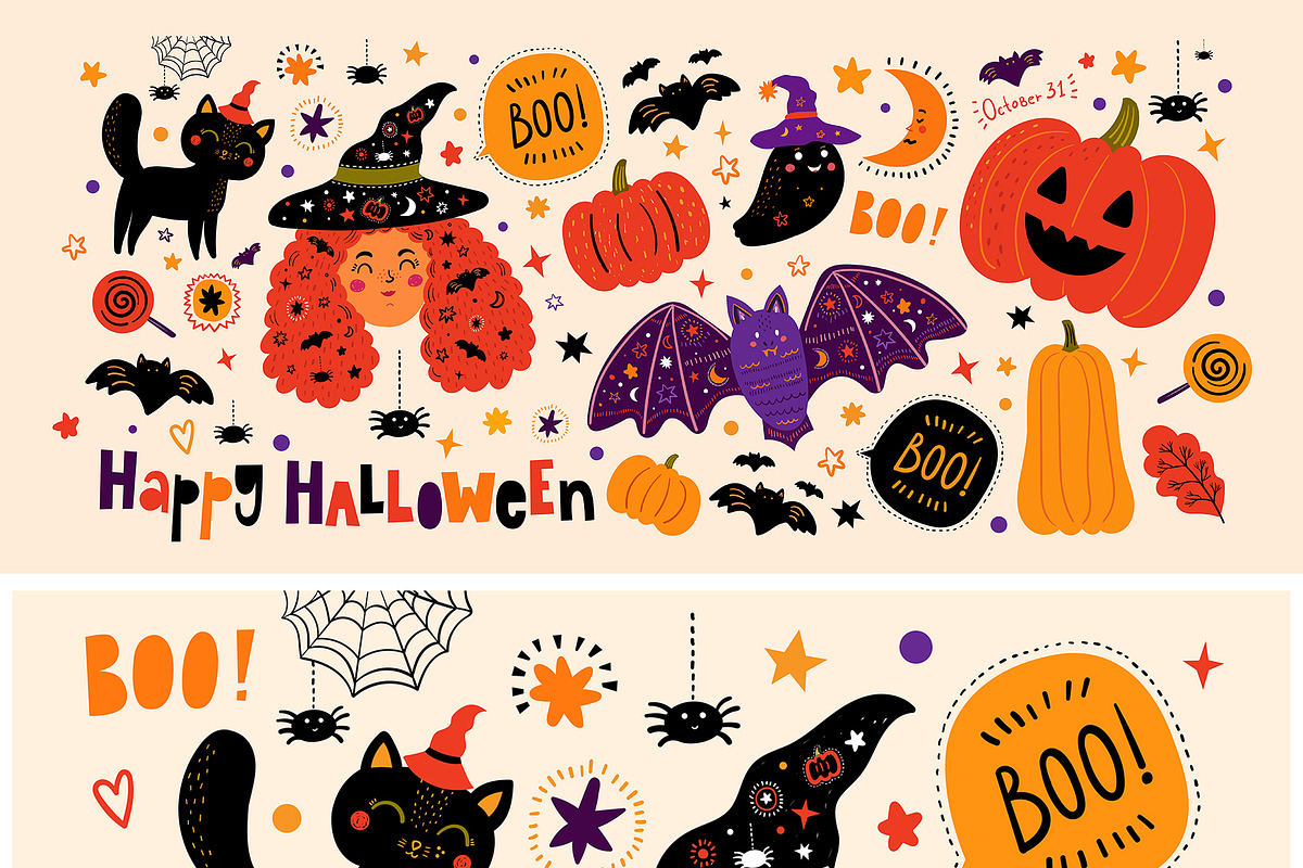Happy Halloween!, a Seasonal Illustration by MoleskoStudio (Photo 5 of 6)