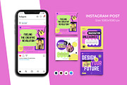 Creative Podcast Instagram Post, a Social Media Template by Artnivora.Std (Thumbnail 2 of 2)