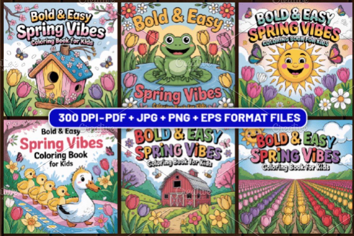 72 Bold & Easy Spring Vibes, a Decorative Illustration by Design Station (Photo 4 of 6)