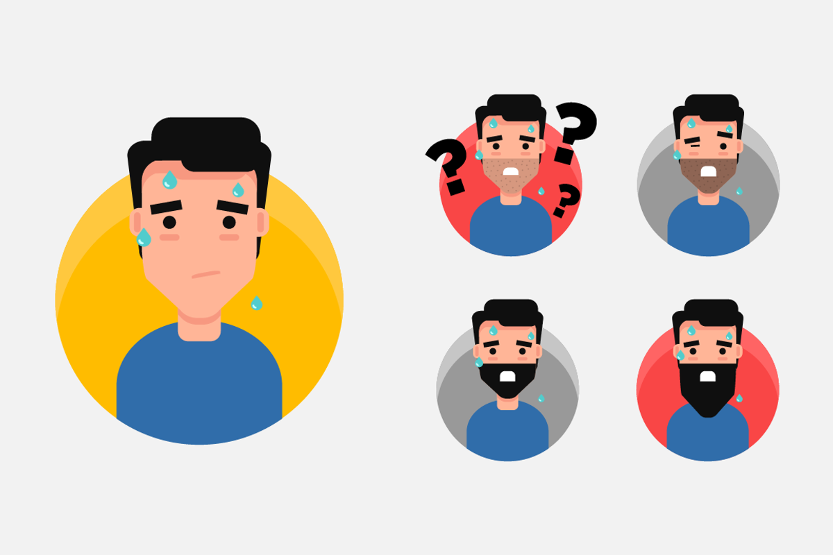 Character Design – Guy Doing Things, a Background Graphic by Orange Graphics (Photo 10 of 11)