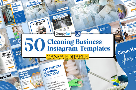 Cleaning Business Instagram Template, a Social Media Template by Snapybiz