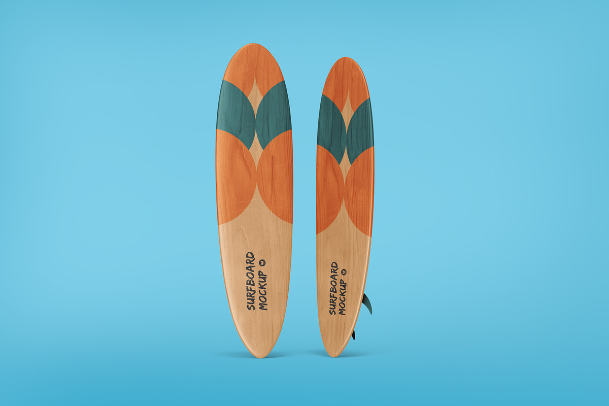 Wooden Surfboard Mockup, a Product Mockup by RamStudio2 (Photo 10 of 16)