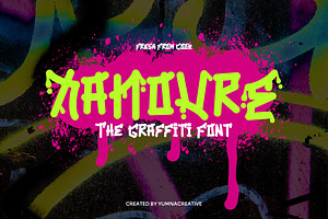 Xanovre - Unique Graffiti Font