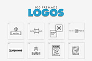 Minimal Geometric Logo Marks, a Branding & Logo Template by Warna Works (Thumbnail 2 of 10)