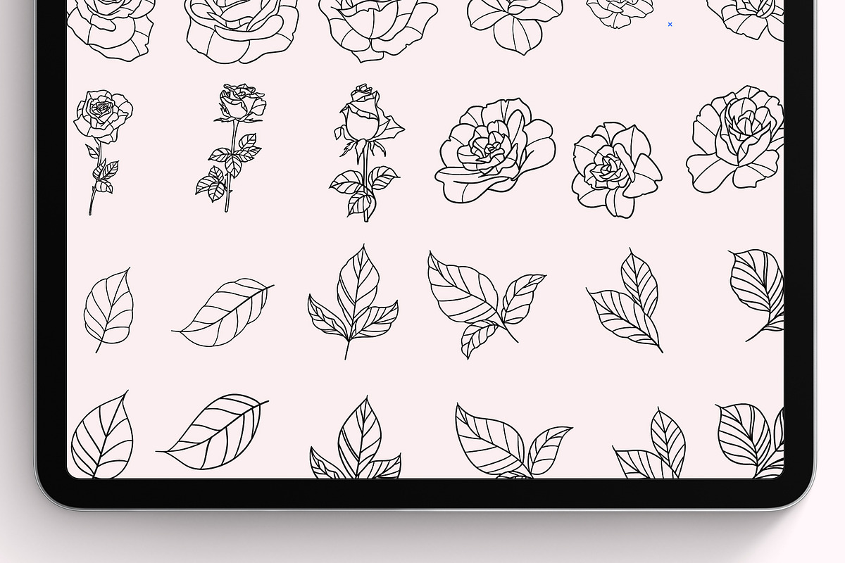 Procreate Roses Stamps, a Brush Add-On by RadekBroz (Photo 8 of 11)