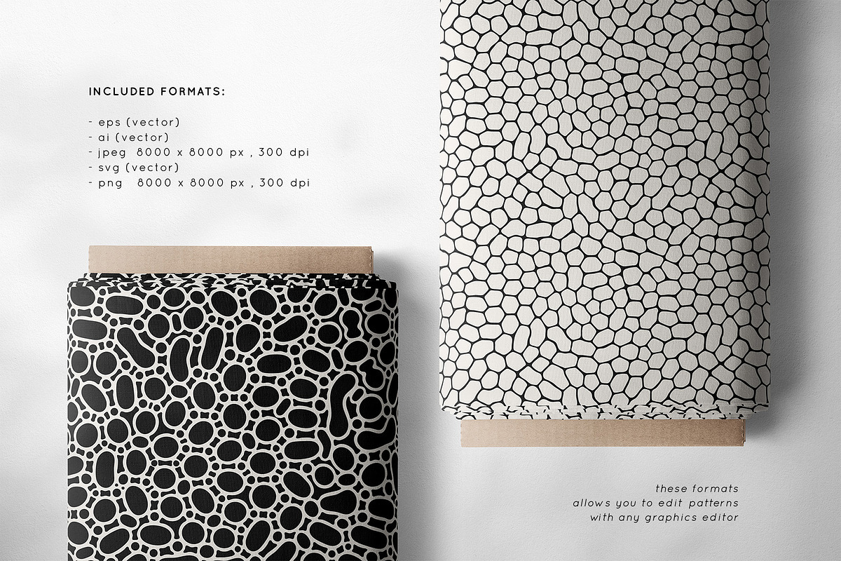 Drops Seamless Patterns, a Pattern Graphic by Curly_Pat
