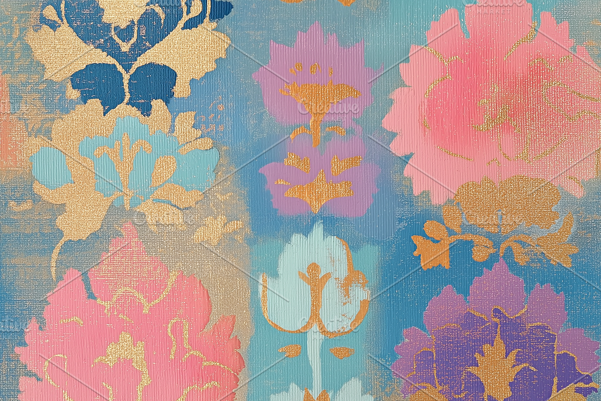 Vintage Bloom – Seamless Pattern Set, a Pattern Graphic by LoveDesignShop (Photo 7 of 8)