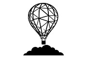 Hot Air Balloon Silhouette Bundle, an Object Illustration by Gaye Art (Thumbnail 11 of 31)
