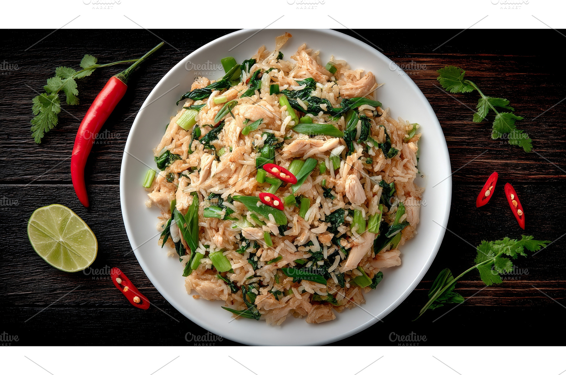 The pilaf contains pork, sweet, a Food & Drink Photo by ZinetroN