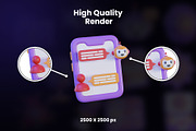 Artificial Intelligence 3D Icon Pack, an Object Graphic by Artnivora.Std (Thumbnail 2 of 4)