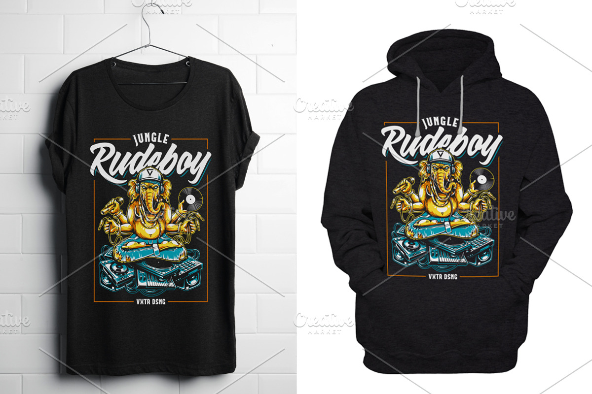 Jungle Rude Boy | Vector Art, a Decorative Illustration by Vecster (Photo 8 of 11)