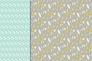 12 Bohemian Seamless Patterns