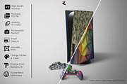 PS5 Console & DS GamePad Mockup 8K, a Product Mockup by Zabiegala MP (Thumbnail 2 of 9)