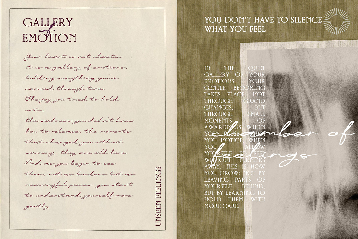 Gentle Becoming -Textured Serif Script