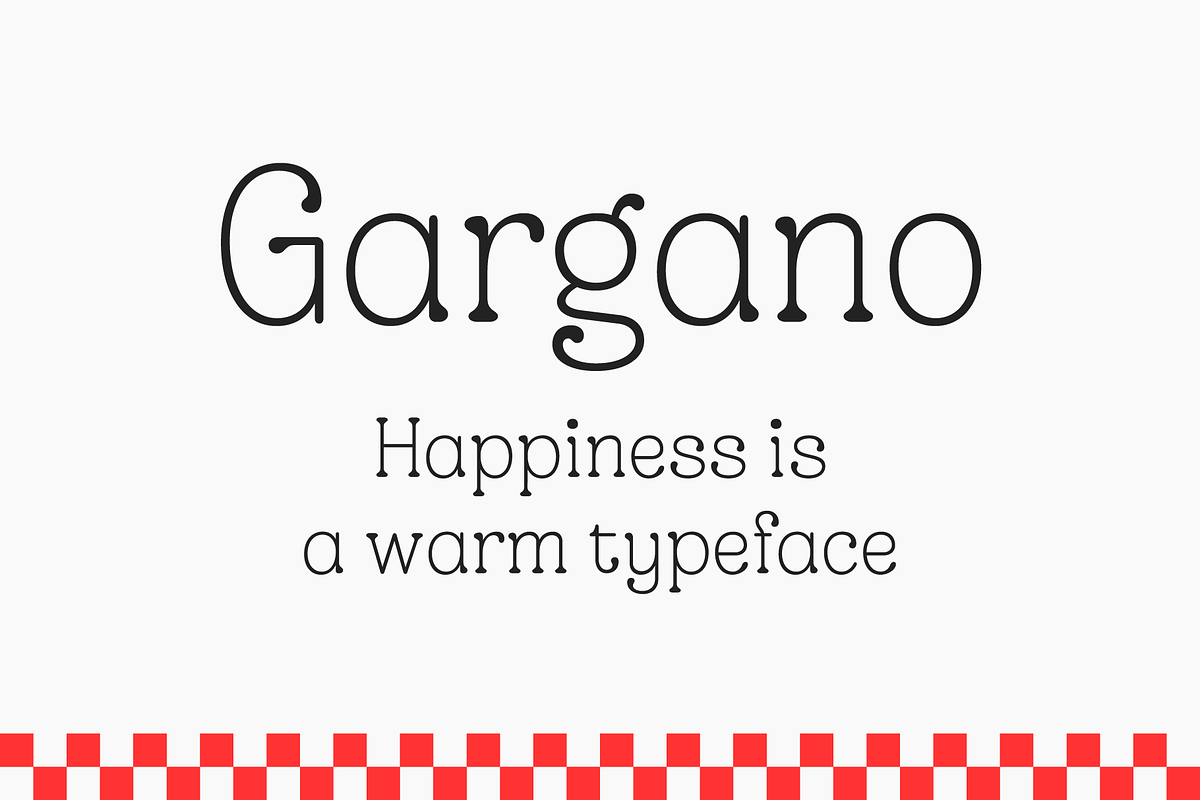 Gargano, a Serif Font by Justin Penner (Photo 1 of 5)