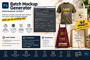 Batch Mockup Generator Script + More, an Advertising Mockup by DigitAuras (Thumbnail 1 of 2)