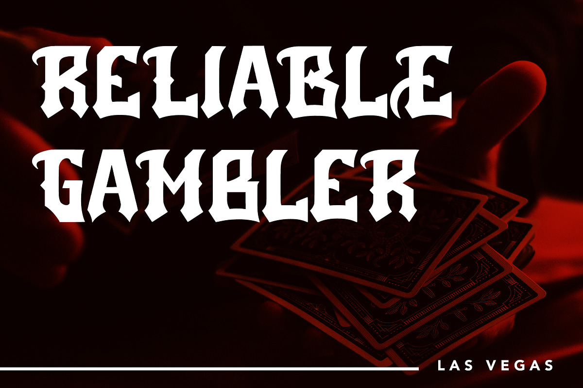 AerialAce- Blackletter Typeface Font, a Blackletter Font by AQR Studio (Photo 5 of 9)