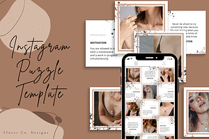 Instagram Puzzle Template Vo.1