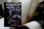 Dark bloom. Floral Backgrounds, a Background Graphic by PaperJamLab (Thumbnail 8 of 14)