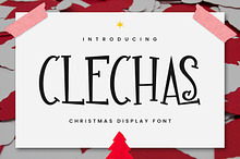 Clechas Christmas Display Font
