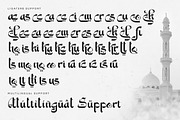 Silaturahmi - Calligraphy Font, a Font by agnyhasyastudio (Thumbnail 9 of 10)