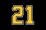 Sweetness Numeral Set, a Serif Font by Port Design Company (Thumbnail 6 of 7)