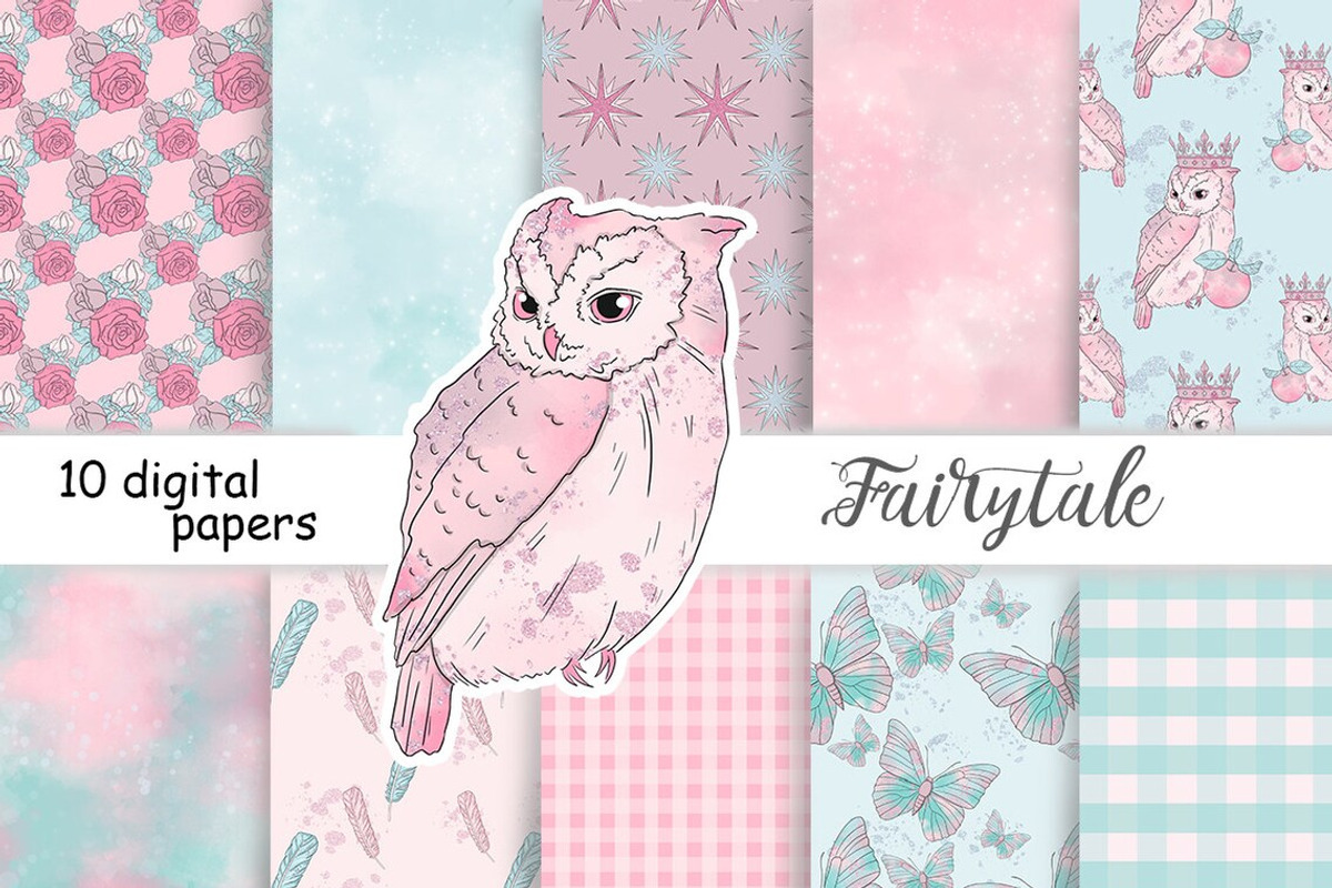 Fairytale Pattern, a Pattern Graphic by GlamArtZhanna (Photo 1 of 3)