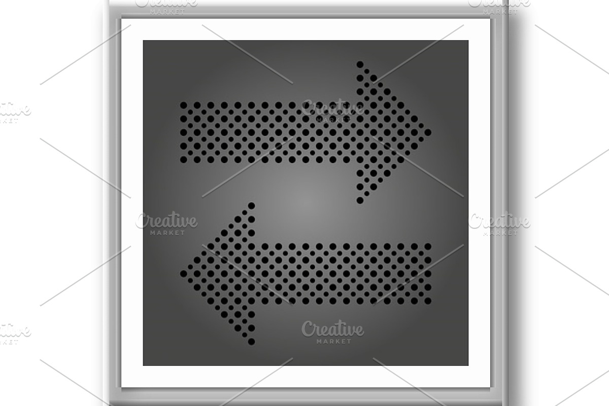 Fine Vector Dotted Arrows, a Texture Graphic by FineArtStudio (Photo 3 of 3)