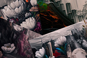 Black Valentine Oil Paintings, a Background Graphic by Curve Design (Thumbnail 3 of 4)