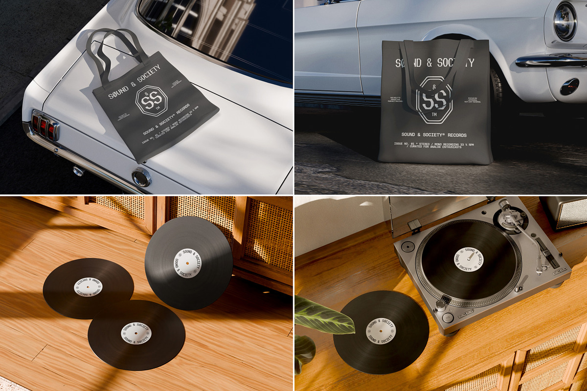 Music Festival & Music Album Mockups, an Advertising Mockup by Vitora Mockup (Photo 3 of 12)