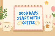 Erkesion Cute Playful Kids Typeface, a Handwritten Font by Maulana Creative (Thumbnail 4 of 7)