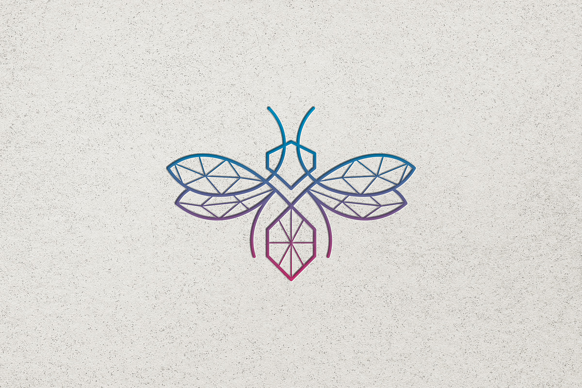 Geometric Luxury Bee Logo, a Branding & Logo Template by Luxury Logos (Photo 4 of 4)