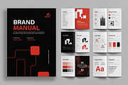 Identity Brand Manual Guidelines, a Brochure Template by ContestDesign (Thumbnail 1 of 4)