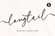 Longtail Script Font, a Script Font by Rasgood (Thumbnail 1 of 5)