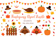 Thanksgiving Clipart Bundle, an Object Graphic by LaBelezokaDesign (Thumbnail 1 of 6)