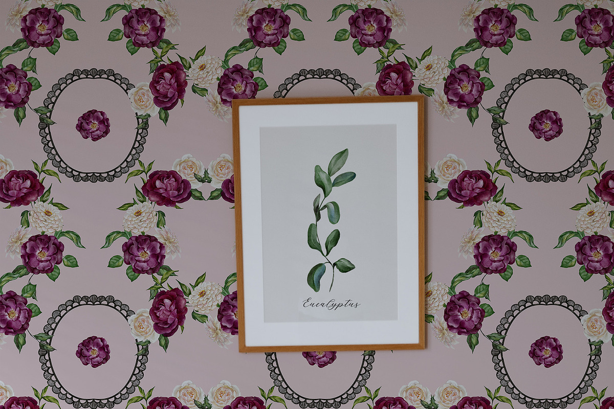 Mulberry Night Lace & Florals, a Seasonal Illustration by Catch the Dream Art (Photo 12 of 14)