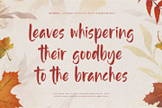 Autumnal - Handwritten Font, a Script Font by Alpaprana (Thumbnail 3 of 10)