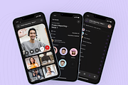 Meet Edge - Online Meeting App UI Ki, an UI Kit Template by Digibulbo (Thumbnail 7 of 8)
