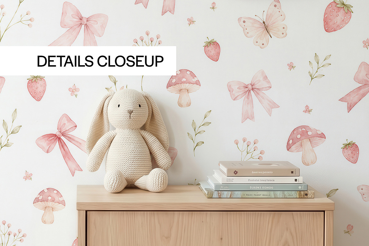 Nursery Wallpaper Mockup PSD, a Household Mockup by 1001 mockups (Photo 4 of 10)