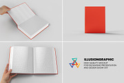 Big Book Cover Mockup - 11 Views, a Books & Magazine Mockup by Illusiongraphic (Thumbnail 26 of 26)