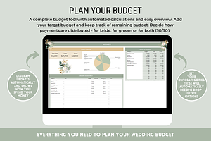 Wedding Planner Spreadsheet